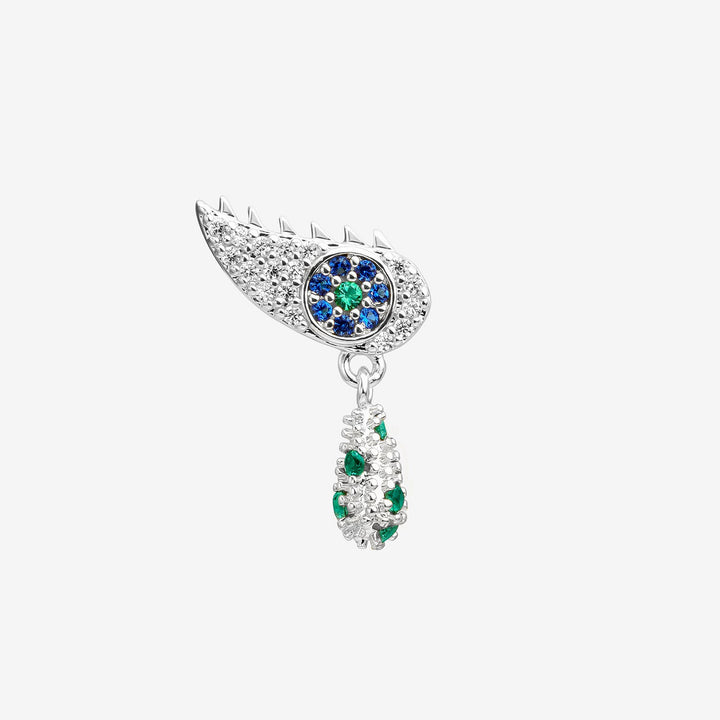 ORECCHINO PIERCING ARGENTO AISHA-EYE