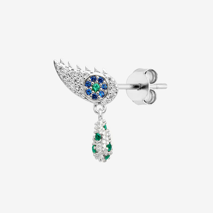 ORECCHINO PIERCING ARGENTO AISHA-EYE
