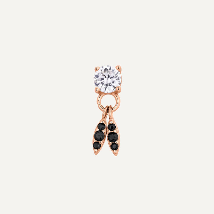 ORECCHINO PIERCING ORO ROSA ARGEL