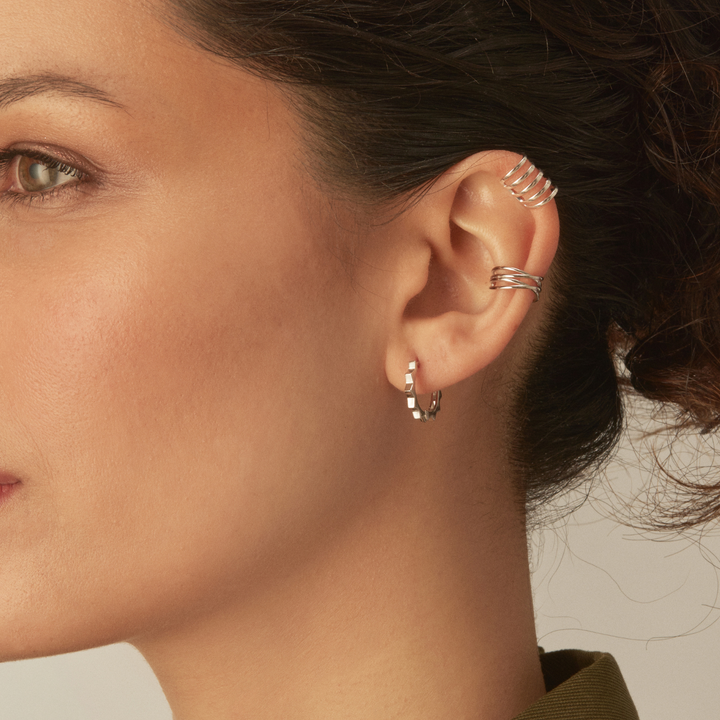 ORECCHINO PIERCING CERCHIO ARGENTO LIORA