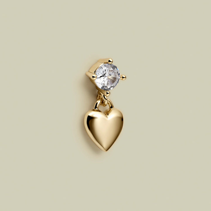 ORECCHINO PIERCING CUORE LUMINOSO