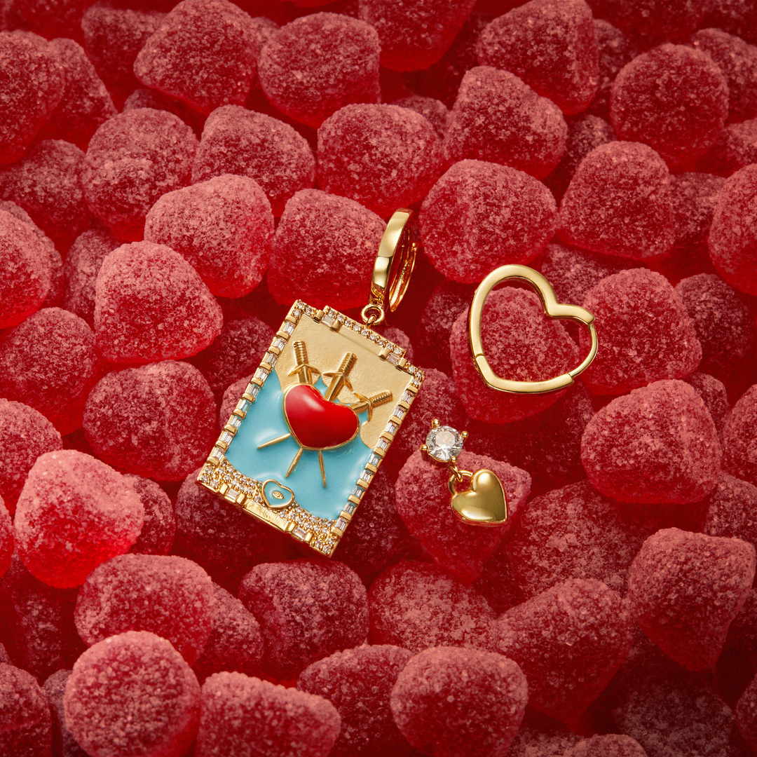 ORECCHINO PIERCING CUORE LUMINOSO