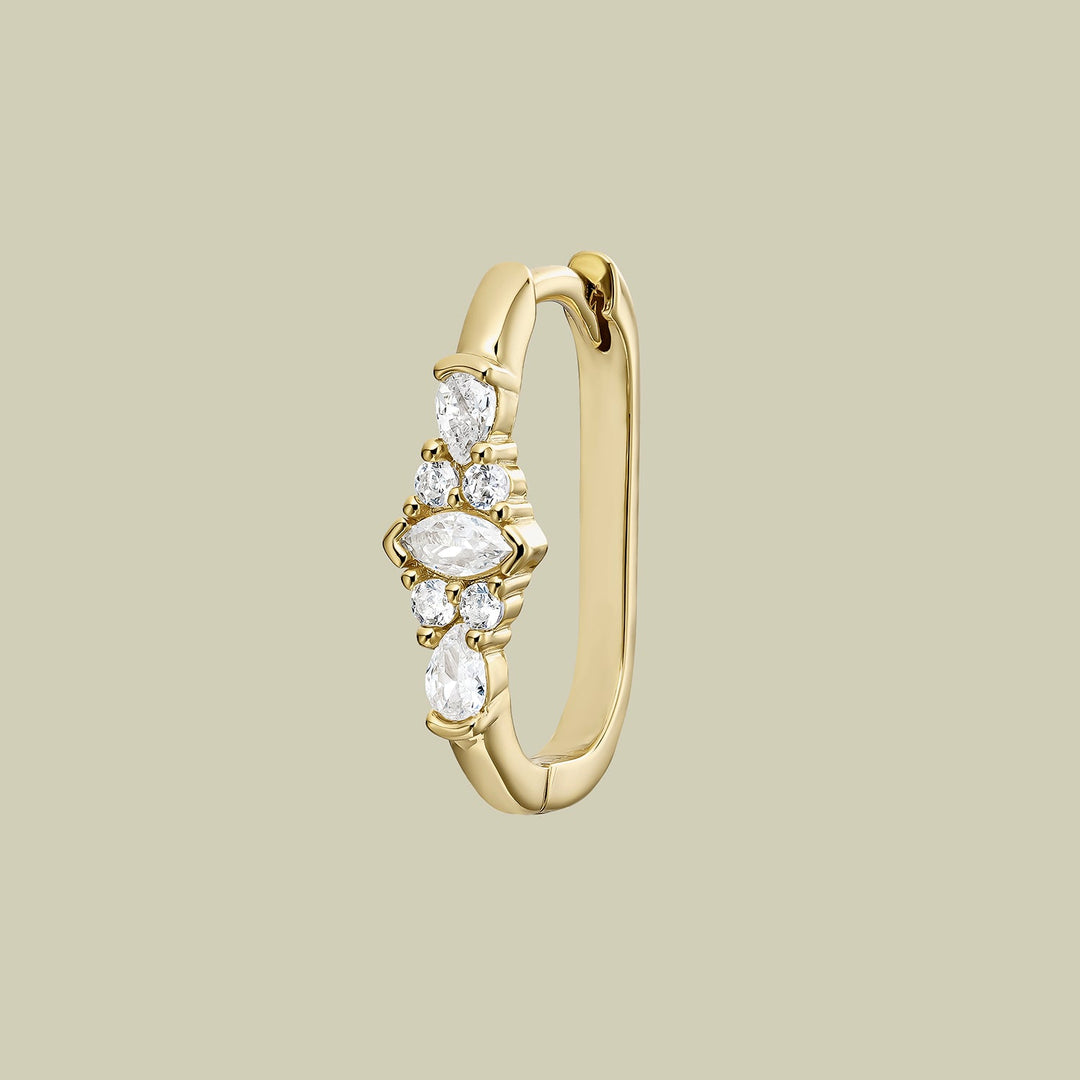 ORECCHINO PIERCING CERCHIO GOLD VIRENCE