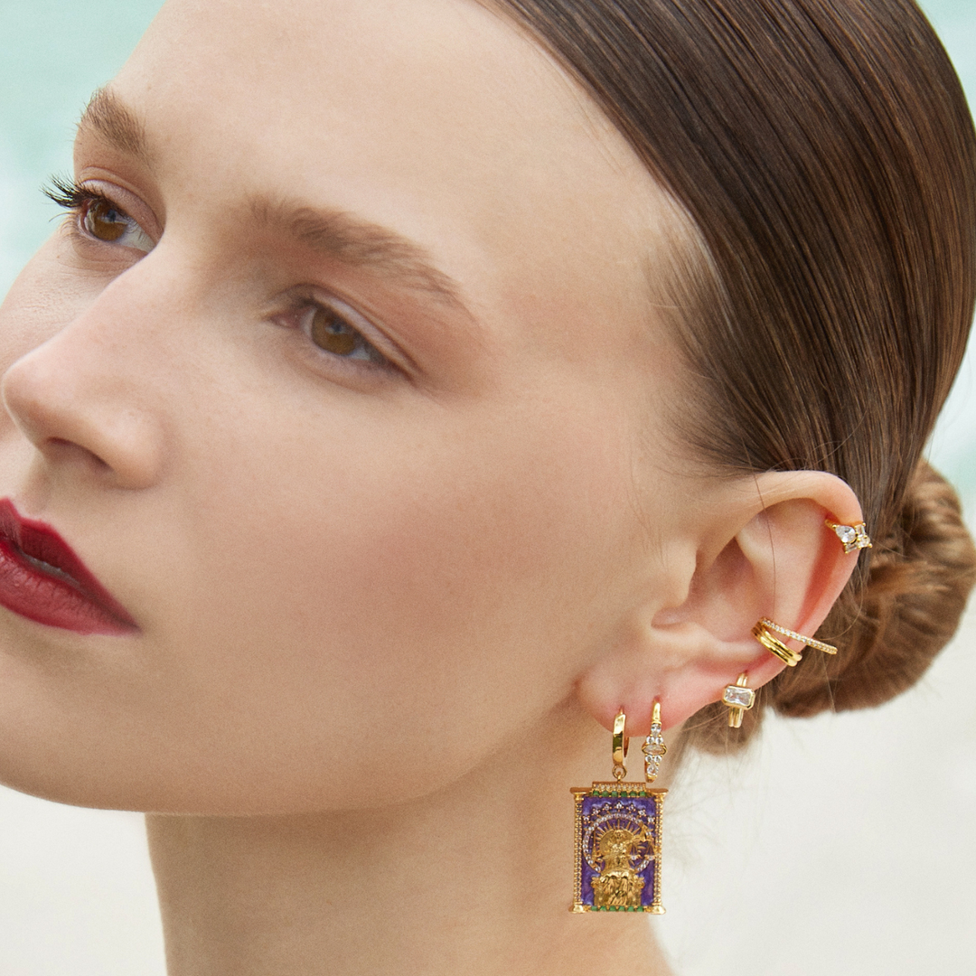 ORECCHINO PIERCING CERCHIO GOLD VIRENCE