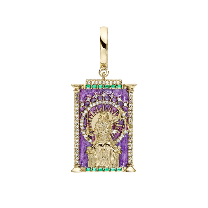 PENDIENTE PIERCING ARO TAROT LA JUSTICIA