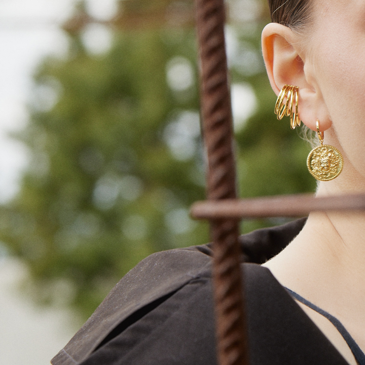 MÉDUSE HOOP PIERCING EARRING