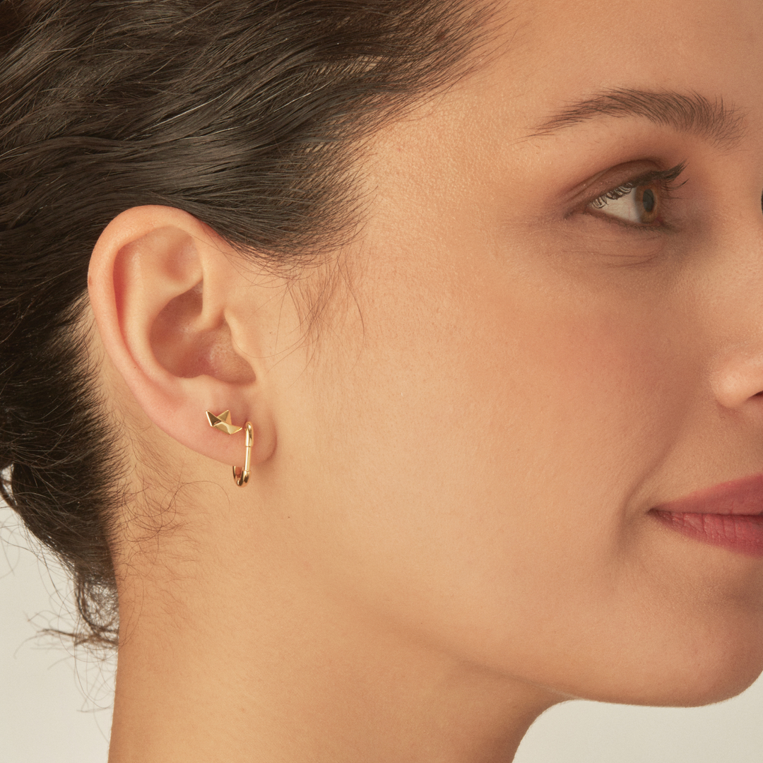 ORECCHINO PIERCING GOLD PETIT BATEAU