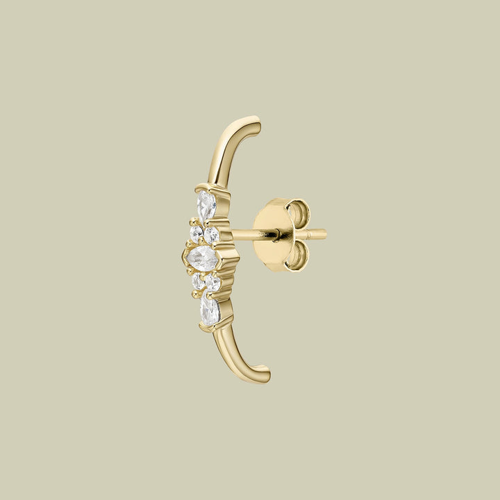 GOLD CINQUE TERRE PIERCING EARRING