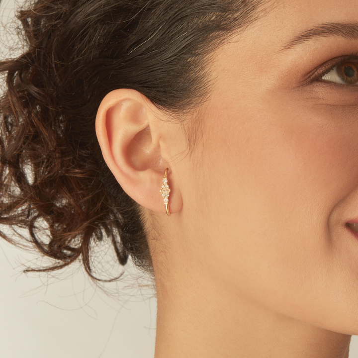 GOLD CINQUE TERRE PIERCING EARRING