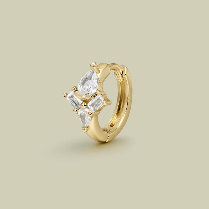 PIERCING OHRSCHMUCK GOLD NOUR CREOLEN