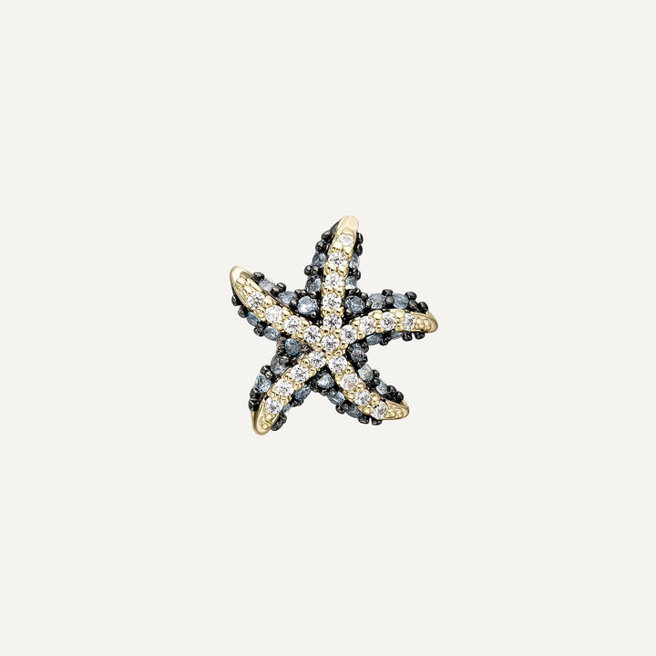 PIERCING AUSKARS BLUE STELLA MARINA