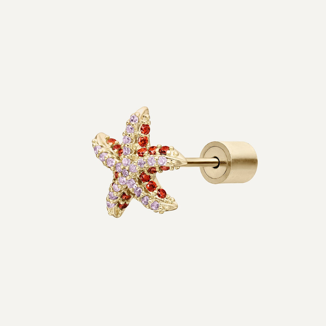 PIERCING AUSKARS RED STELLA MARINA