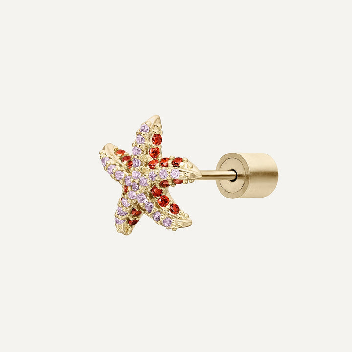 PIERCING AUSKARS RED STELLA MARINA