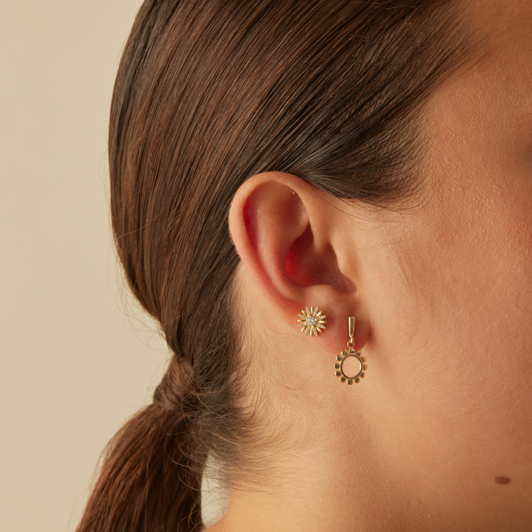 PIERCING-OHRRING GOLDENE MARGERITE