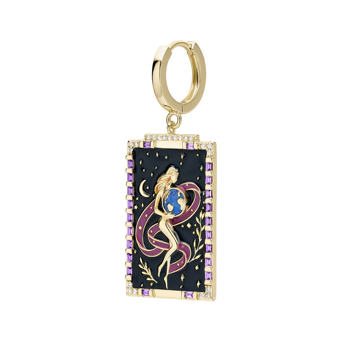 TAROT EL MUNDO OORRING PIERCING