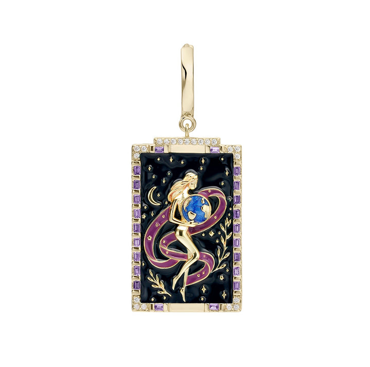 TAROT EL MUNDO OORRING PIERCING