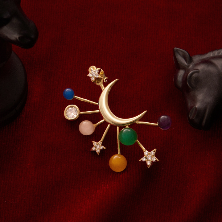 CENTER OF UNIVERSE EARJACKET OORRING