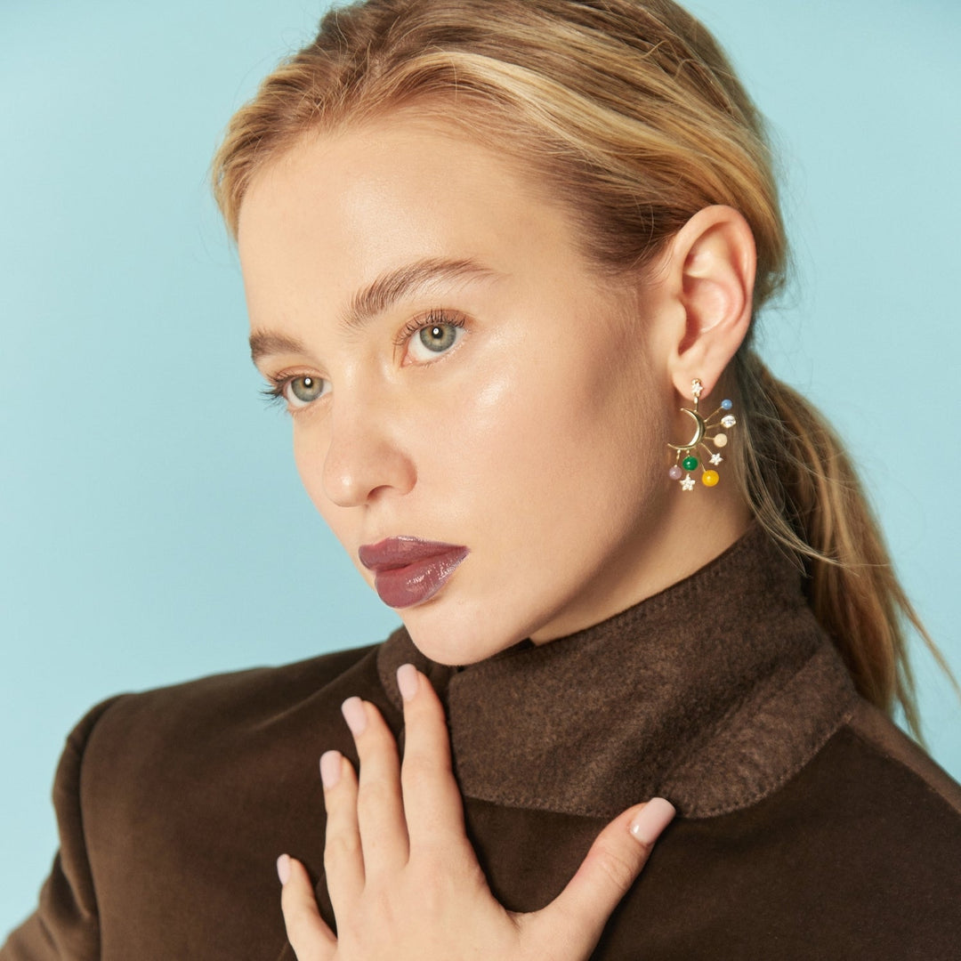 CENTER OF UNIVERSE EARJACKET OORRING