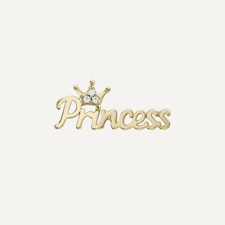 PENDIENTE PIERCING ICH BIN EINE PRINZESSIN