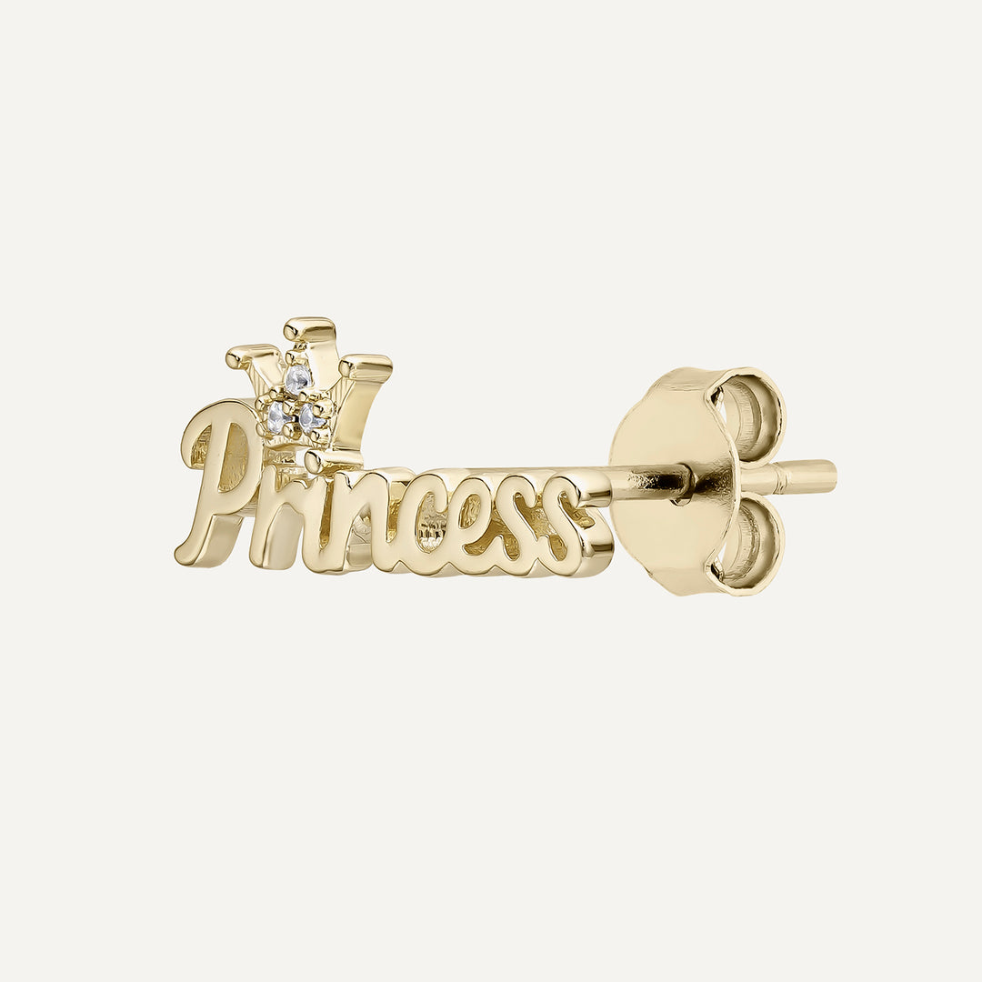 PENDIENTE PIERCING ICH BIN EINE PRINZESSIN