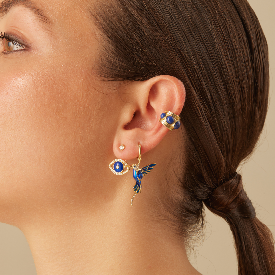 ORECCHINO PIERCING CERCHIO BLUE SPIRIT