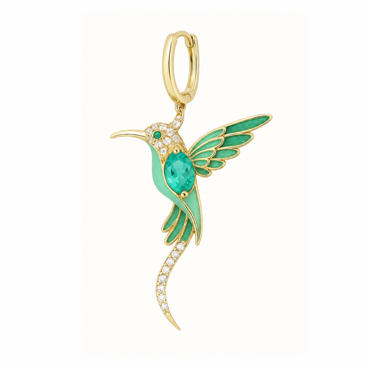 PENDIENTE PIERCING ARO GREEN SPIRIT
