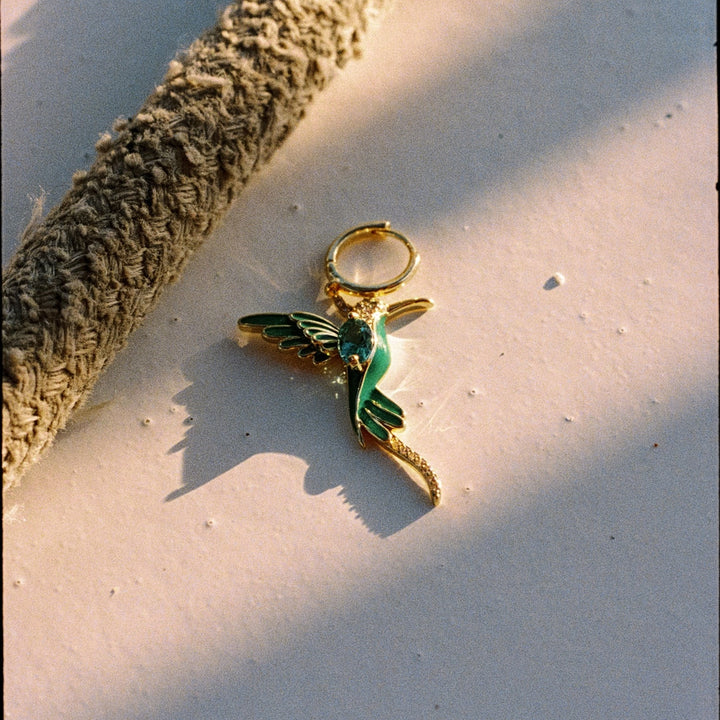 PENDIENTE PIERCING ARO GREEN SPIRIT