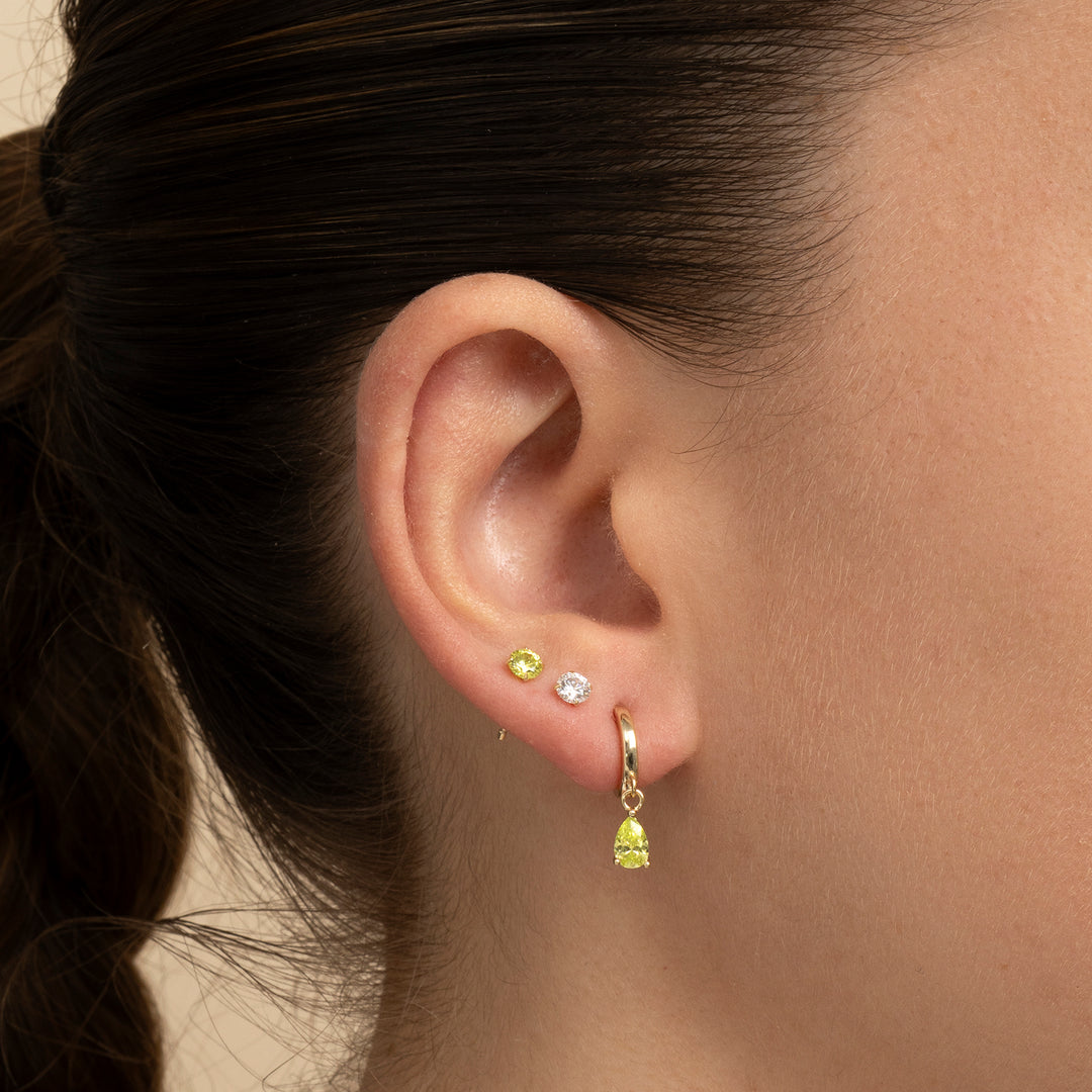 ORECCHINO PIERCING GREEN ESSENCE