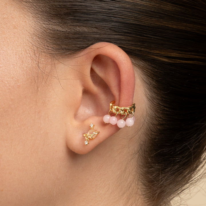 JADE AKOYA EAR CUFF