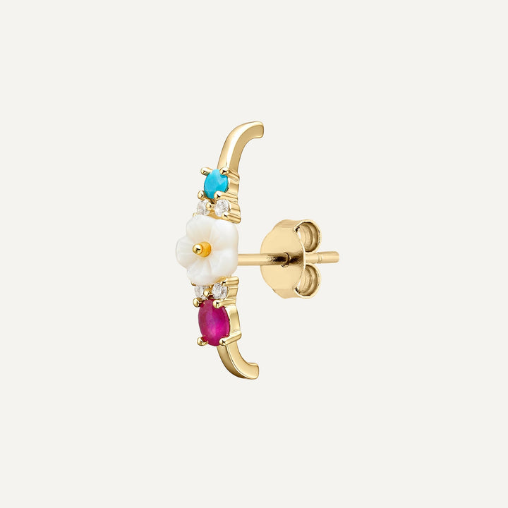 MAGNOLIA PIERCING EARRING