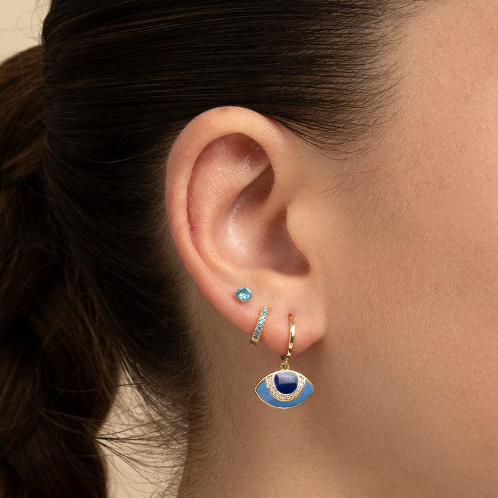 APĻA AUSKARS PIERCING MOSAĪKA AQUA ĻAUNĀ ACIS