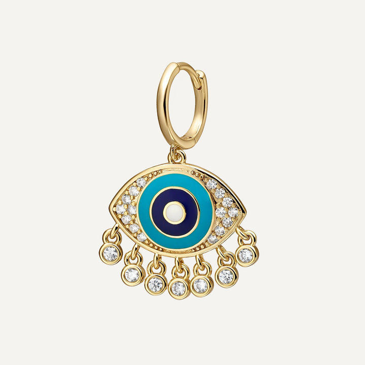 PENDIENTE PIERCING CREOLEN MOSAÏQUE AQUA POWER BÖSSES AUGE