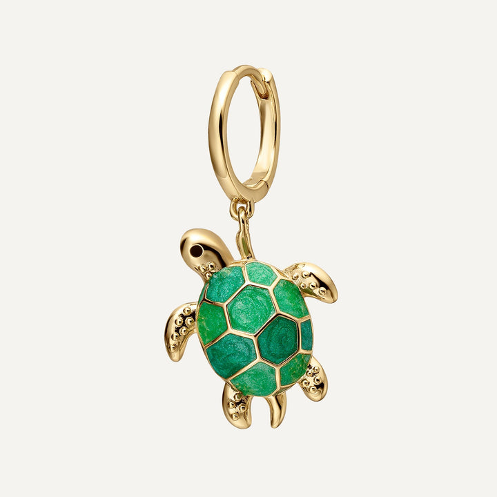 MOSAIK GRÜNE TORTUGA CREOLEN-PIERCING
