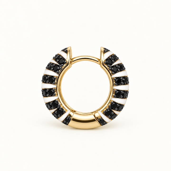 PENDIENTE PIERCING ARO SAVANNA STRIPE