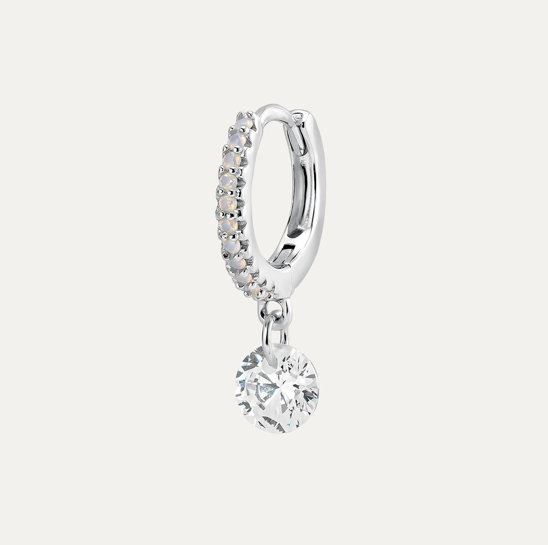 PENDIENTE PIERCING ARO WHITE KOUSAI