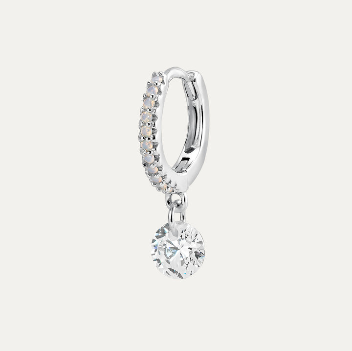 PENDIENTE PIERCING ARO WHITE KOUSAI