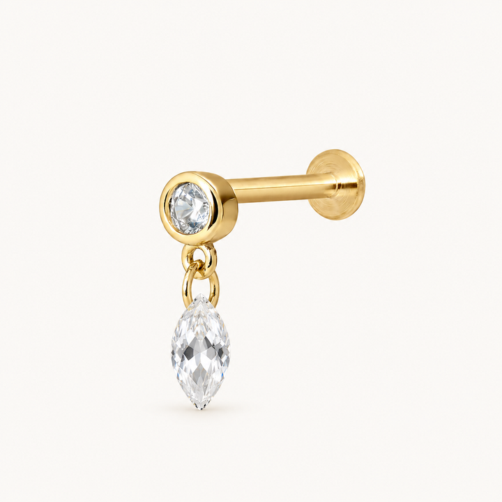 CONFORT PIERCING GOLD LIGNE D’ÉTOILES