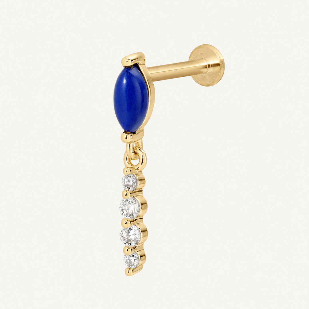 CONFORT PIERCING LAPISLÁZULI ÉPURE