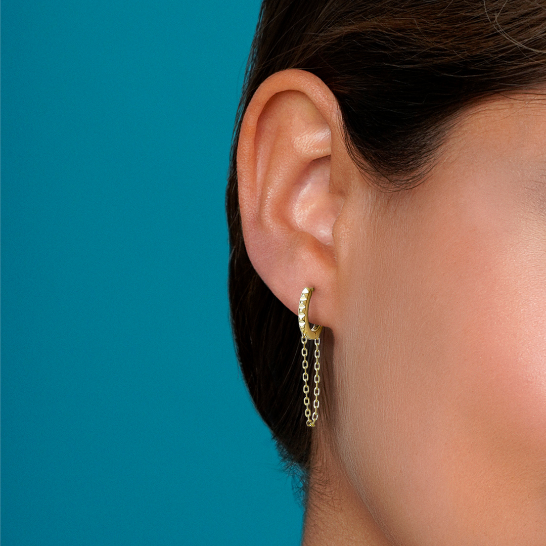 MODE HOOP PIERCING EARRING