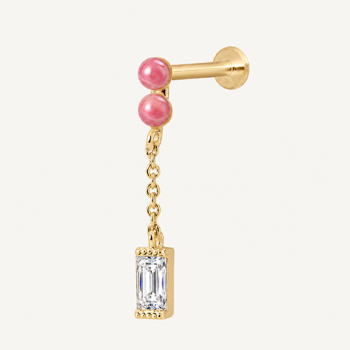 CONFORT PIERCING RHODOCHROSITE FIL D’AUBE