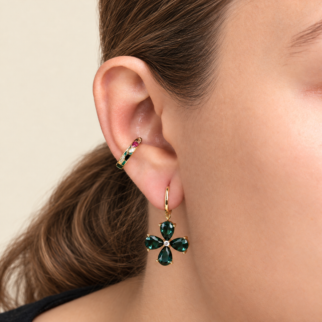 EAR CUFF SECRET GARDEN MOSAIC