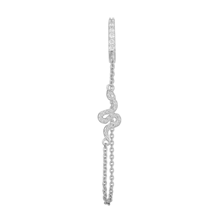 SERPENT-PUNK SILBER PIERCING-RING