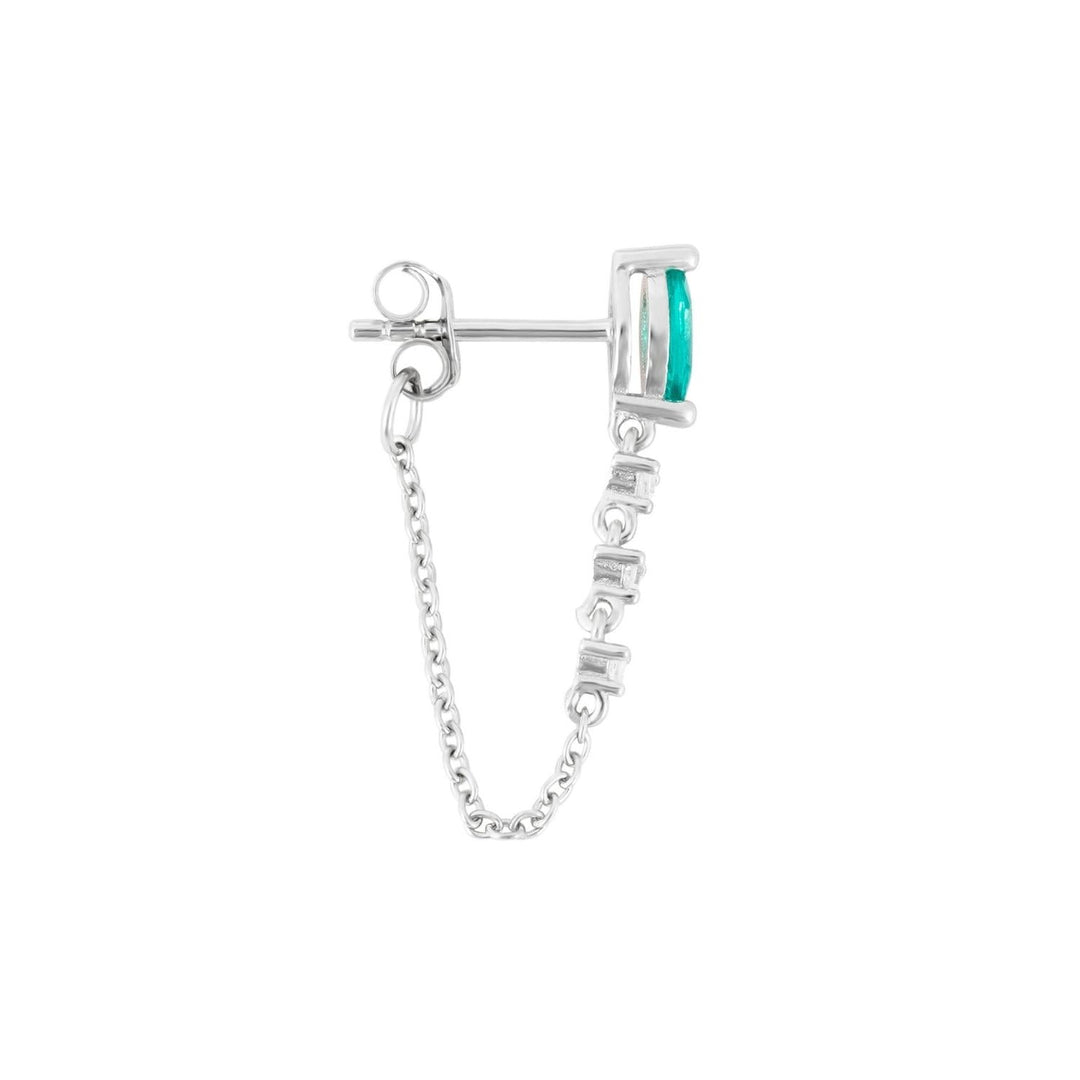 ORECCHINO PIERCING IN ARGENTO MARQUISE