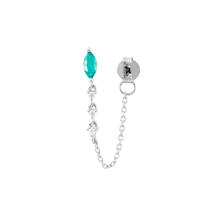 ORECCHINO PIERCING IN ARGENTO MARQUISE