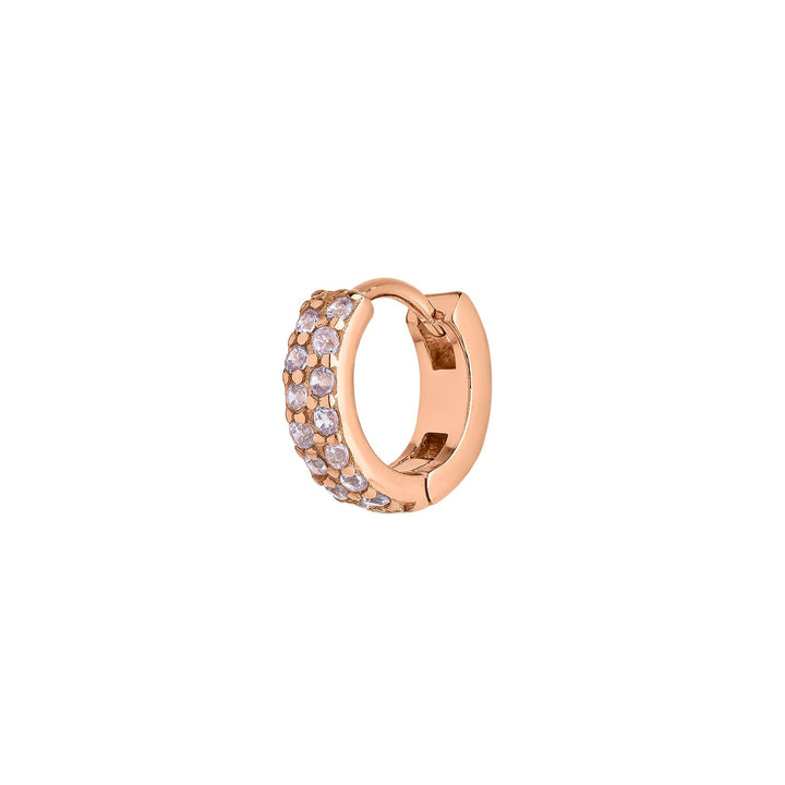 ORECCHINO PIERCING CERCHIO ORO ROSA JEANINNE