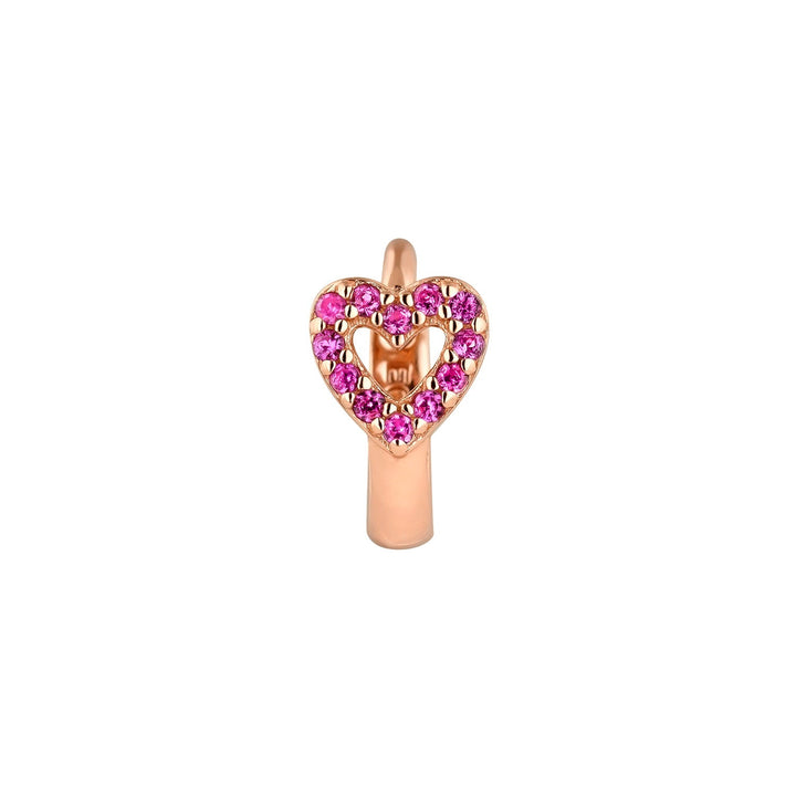 CUORE CREOLEN-PIERCING-Ohrring aus Roségold
