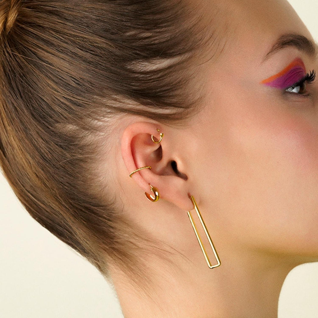 ORECCHINO PIERCING CERCHIO LIGHT MINIMALIST