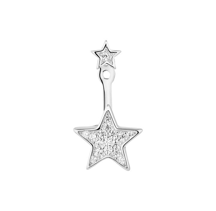 EAR JACKET OORRING DOUBLE STELLA