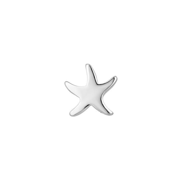 PENDIENTE PIERCING DE PLATA ESTRELLA DE MAR