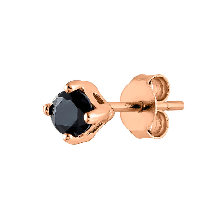 Orecchino piercing oro rosa spinello Luz